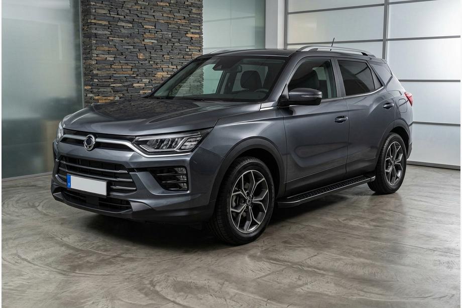 SsangYong Korando 2019– Bočné nášľapy Allmond Black (2 ks, hliník) Image