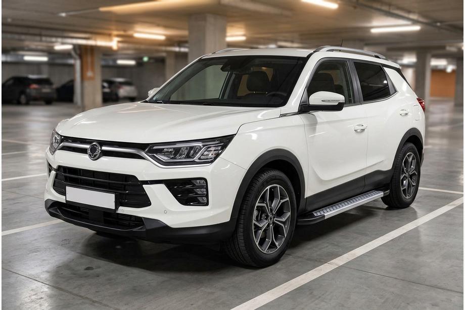 SsangYong Korando 2019– Bočné nášľapy Vision New Grey (2 ks, hliník) Image