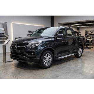 Bočné nášľapy Allmond Grey (2 ks, hliník) SsangYong Musso ІІ 2018– fotografia 1