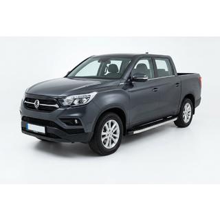 Bočné nášľapy BlackLine (2 ks, hliník) SsangYong Musso ІІ 2018– fotografia 1