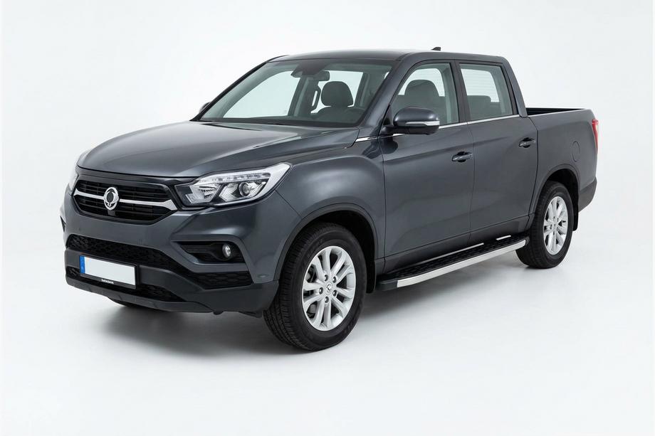SsangYong Musso II 2018– Bočné nášľapy BlackLine (2 ks, hliník) Image