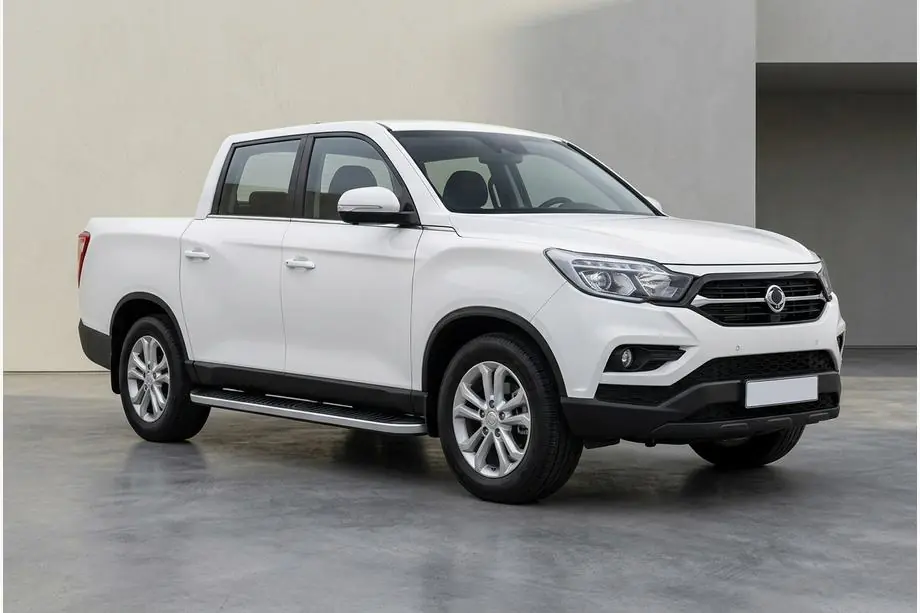 SsangYong Musso II 2018– Bočné prahy Tayga Grey (2 ks, hliník) Image