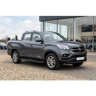 Bočné prahy Tayga Black (2 ks, hliník) SsangYong Musso ІІ 2018– fotografia 1