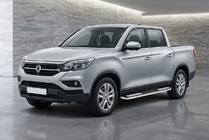 SsangYong Musso II 2018– Bočné nášľapy Tayga V2 (2 ks, hliník) fotografia 1