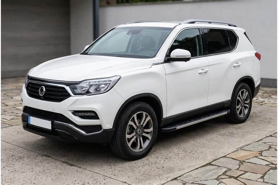 SsangYong Rexton II 2017– Bočné nášľapy Duru (2 ks, hliník) Image