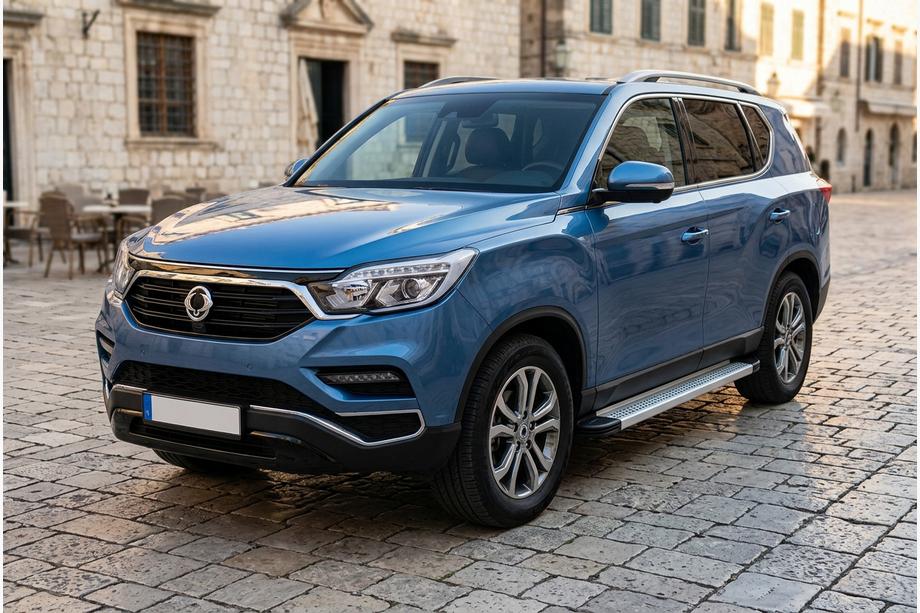 SsangYong Rexton II 2017– Bočné nášľapy Maya V2 (2 ks, hliník) Image