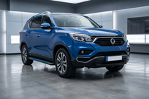 SsangYong Rexton II 2017– Bočné nášľapy Maya Blue (2 ks, hliník) fotografia 1