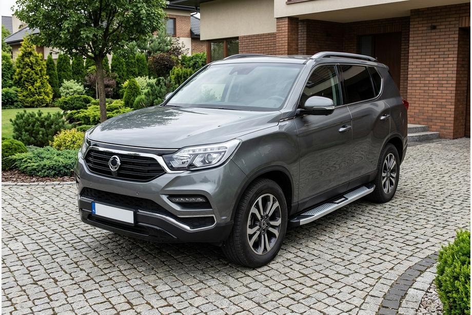 SsangYong Rexton II 2017– Mevsim Grey bočné nášľapy (2 ks, hliník) Image