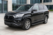 SsangYong Rexton II 2017– Bočné prahy Tayga Black (2 ks, hliník) fotografia 1