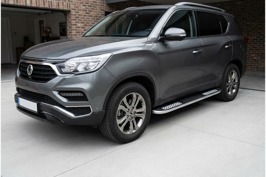 SsangYong Rexton II 2017– Bočné nášľapy Tayga V2 (2 ks, hliník) Image