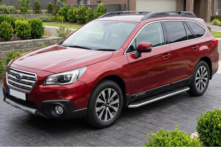 Subaru Outback 2014–2019 Bočné nášľapy Maydos V1 (2 ks, hliník) Image