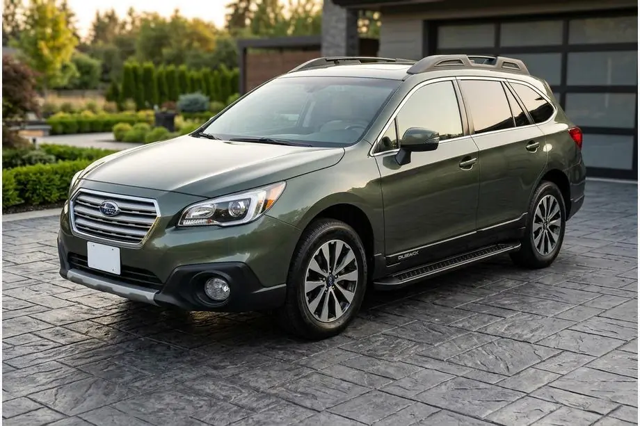 Subaru Outback 2014–2019 Bočné nášľapy Allmond Black (2 ks, hliník) Image