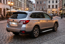 Subaru Outback 2014–2019 Bočné prahy Line (2 ks, hliník) fotografia 1