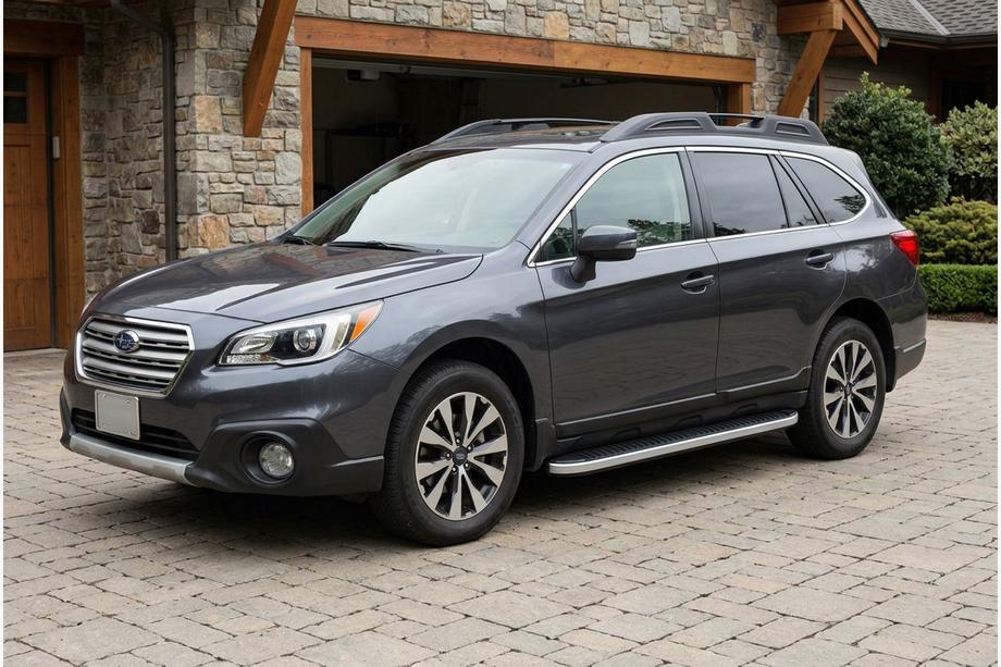 Subaru Outback 2014–2019 Bočné prahy Tayga Grey (2 ks, hliník) Image