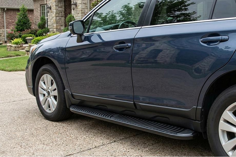Subaru Outback 2014–2019 Bočné prahy Tayga Black (2 ks, hliník) Image