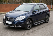 Suzuki SX4 S-Cross 2013–2016 Bočné nášľapy Bosphorus Grey (2 ks, hliník) fotografia 1