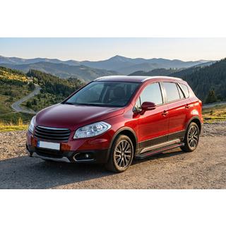 Bočné nášľapy Maya Red (2 ks., hliník) Suzuki SX4 S-Cross 2013–2016 fotografia 1