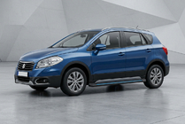 Suzuki SX4 S-Cross 2013–2016 Bočné nášľapy Maya Blue (2 ks, hliník) fotografia 1