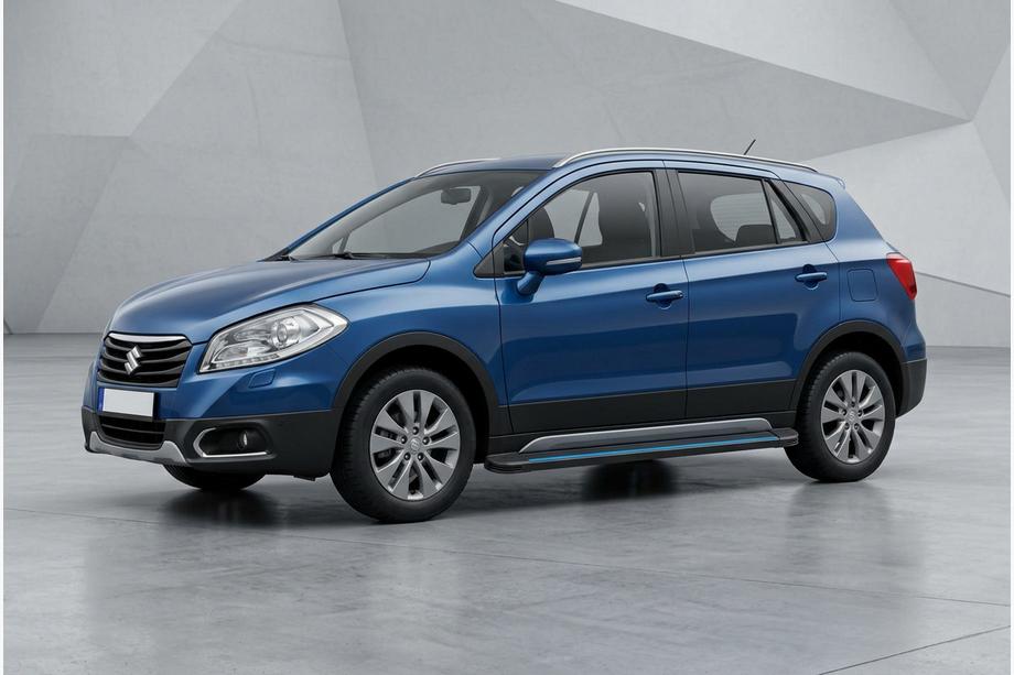 Suzuki SX4 S-Cross 2013–2016 Bočné nášľapy Maya Blue (2 ks, hliník) Image