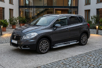 Suzuki SX4 S-Cross 2013–2016 Mevsim Grey bočné nášľapy (2 ks, hliník) fotografia 1