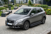 Suzuki SX4 S-Cross 2013–2016 Bočné prahy Tayga Black (2 ks, hliník) fotografia 1