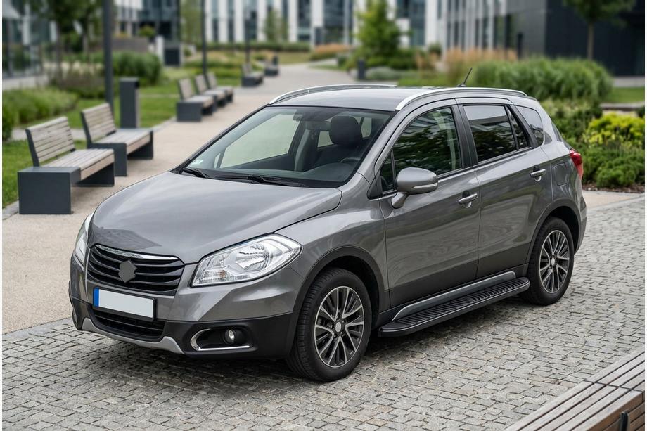 Suzuki SX4 S-Cross 2013–2016 Bočné prahy Tayga Black (2 ks, hliník) Image