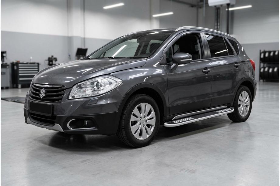 Suzuki SX4 S-Cross 2013–2016 Bočné nášľapy Tayga V2 (2 ks, hliník) Image