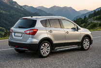 Suzuki SX4 S-Cross 2013–2016 Bočné nášľapy Vision New Black (2 ks, hliník) fotografia 1