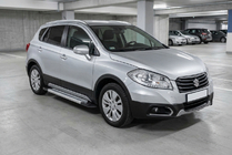 Suzuki SX4 S-Cross 2013–2016 Bočné nášľapy Vision New Grey (2 ks, hliník) fotografia 1