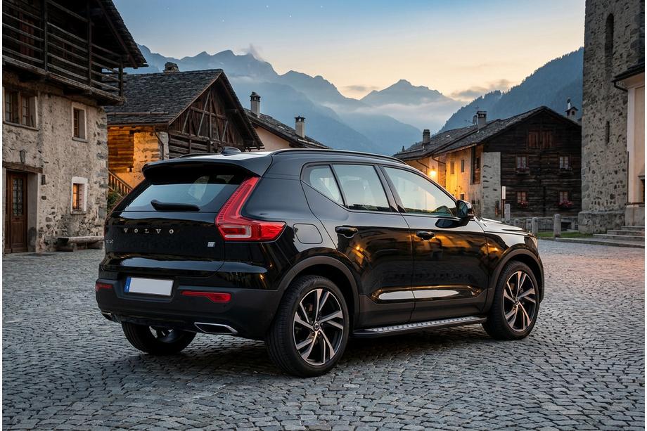 Volvo XC40 2018– Bočné nášľapy Vision New Black (2 ks, hliník) Image