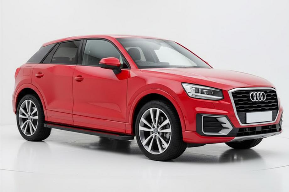 Audi Q2 2016– Bočné nášľapy Maya Red (2 ks., hliník) Image