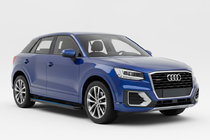 Audi Q2 2016– Bočné nášľapy Maya Blue (2 ks, hliník) fotografia 1