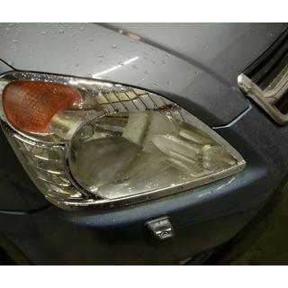 Chrómové kryty predných svetlometov (2 ks, plast) Honda CRV 1996–2001 fotografia 4