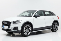 Audi Q2 2016– Bočné prahy Tayga Grey (2 ks, hliník) fotografia 1