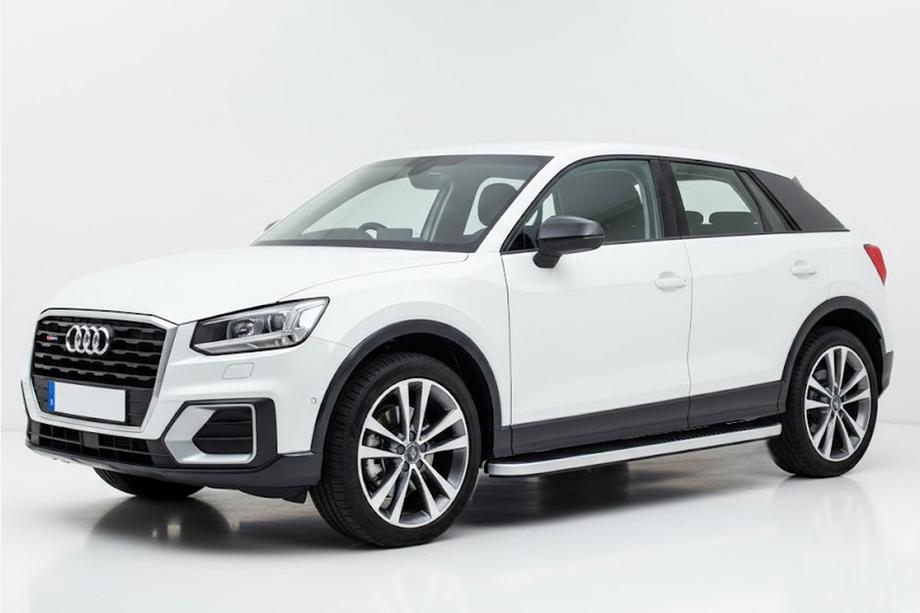Audi Q2 2016– Bočné prahy Tayga Grey (2 ks, hliník) Image