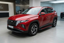 Hyundai Tucson NX4 2021– Bočné nášľapy Maya Red (2 ks., hliník) fotografia 1