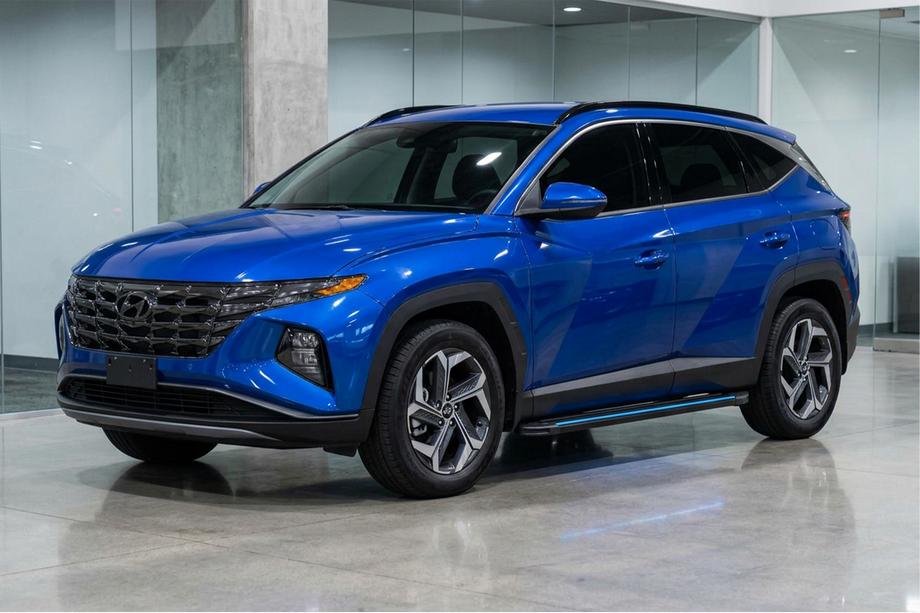 Hyundai Tucson NX4 2021– Bočné nášľapy Maya Blue (2 ks, hliník) Fotografia 1