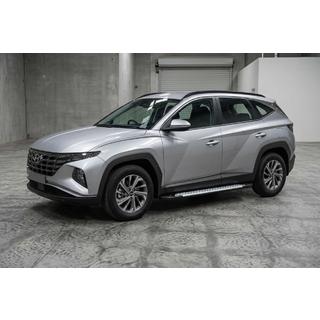 Bočné nášľapy Allmond Grey (2 ks, hliník) Hyundai Tucson NX4 2021– fotografia 1