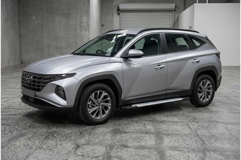 Hyundai Tucson NX4 2021– Bočné nášľapy Allmond Grey (2 ks, hliník) Image