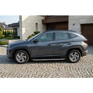 Bočné nášľapy BlackLine (2 ks, hliník) Hyundai Tucson NX4 2021– fotografia 1