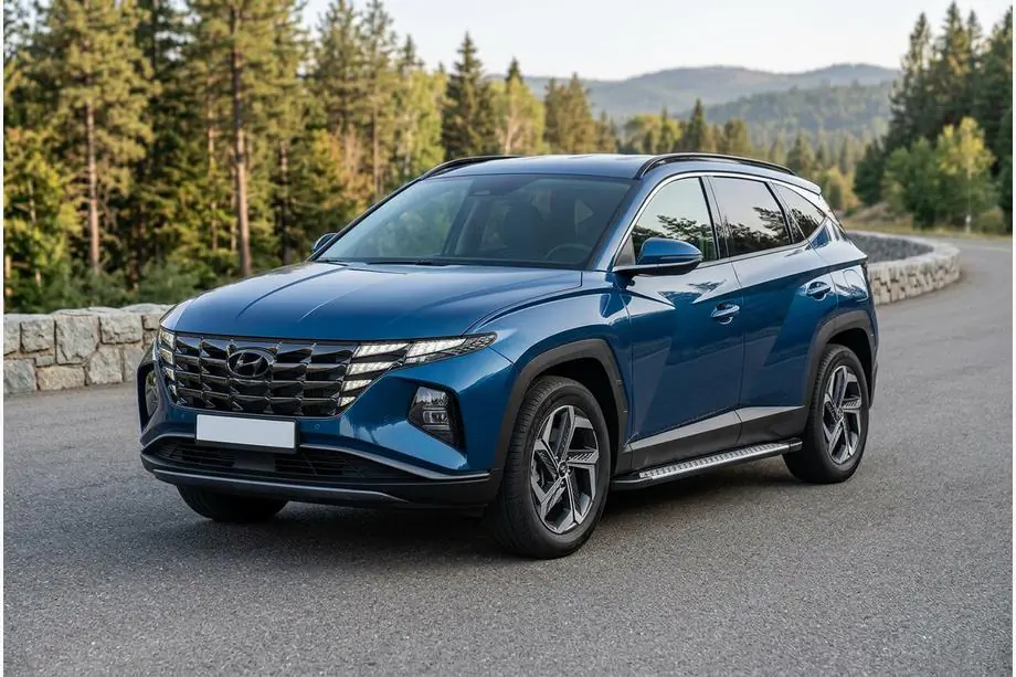 Hyundai Tucson NX4 2021– Bočné nášľapy Vision New Black (2 ks, hliník) Image