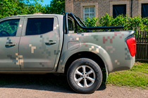 Mazda BT-50 2007–2012 Ochranný oblúk karosérie (čierny) fotografia 4