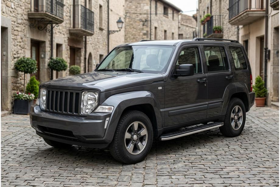 Jeep Cherokee/Liberty 2007–2013 Bočné prahy Bosphore Grey (2 ks, hliník) Fotografia 1