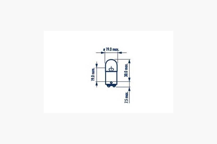 Signalizačná žiarovka Narva 17172 R5W 12V 5W BA15d Fotografia 2