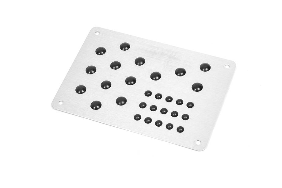 Pätová platnička na autokoberce V4 (hliník) Fotografia 2