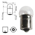 Signálna žiarovka Osram 5007 R5W 12V BA15s fotografia 2