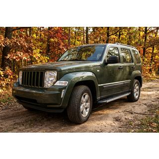 Bočné nášľapy Duru (2 ks, hliník) Jeep Cherokee/Liberty 2007–2013 fotografia 1
