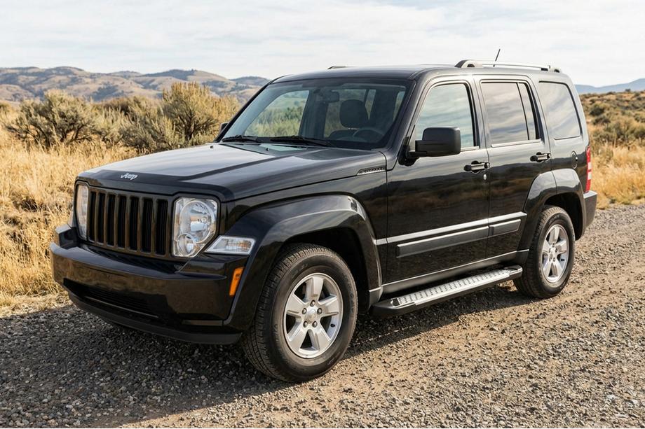 Jeep Cherokee/Liberty 2007–2013 Bočné nášľapy Allmond Grey (2 ks, hliník) Image