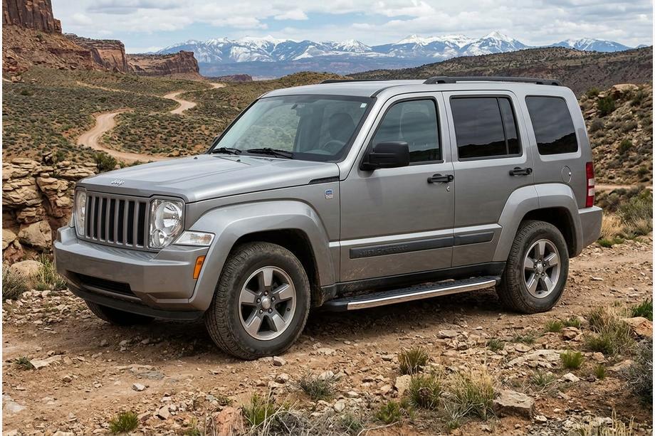 Jeep Cherokee/Liberty 2007–2013 Bočné nášľapy BlackLine (2 ks, hliník) Image