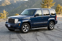 Jeep Cherokee/Liberty 2007–2013 Bočné prahy Tayga Grey (2 ks, hliník) fotografia 1